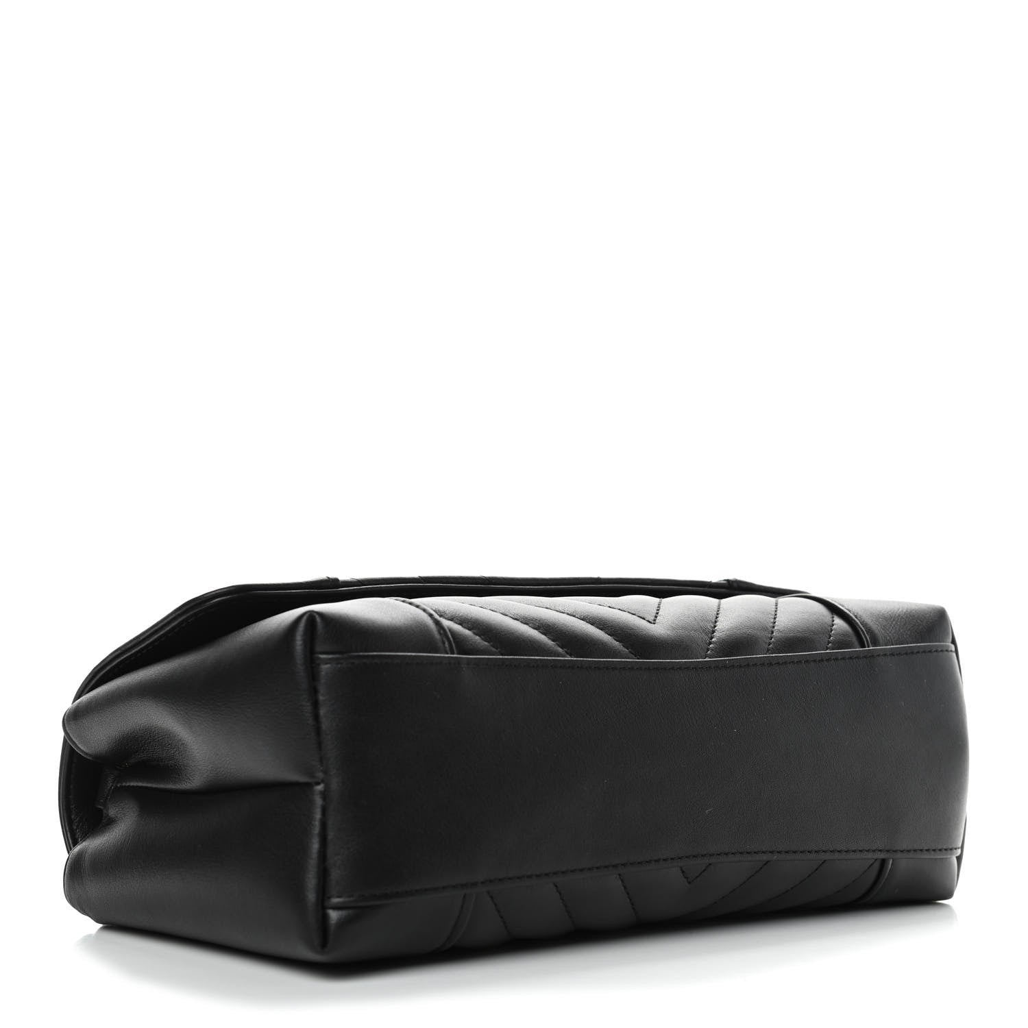 Chanel Calfskin Quilted Medium Daily Chevron Flap Black 3 of 4