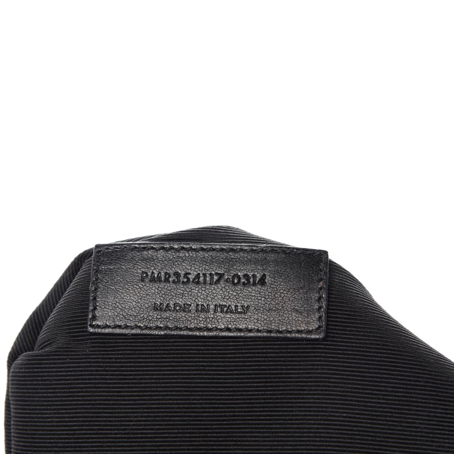 Smooth Calfskin Matelasse Chevron Monogram Shopping Bag Black