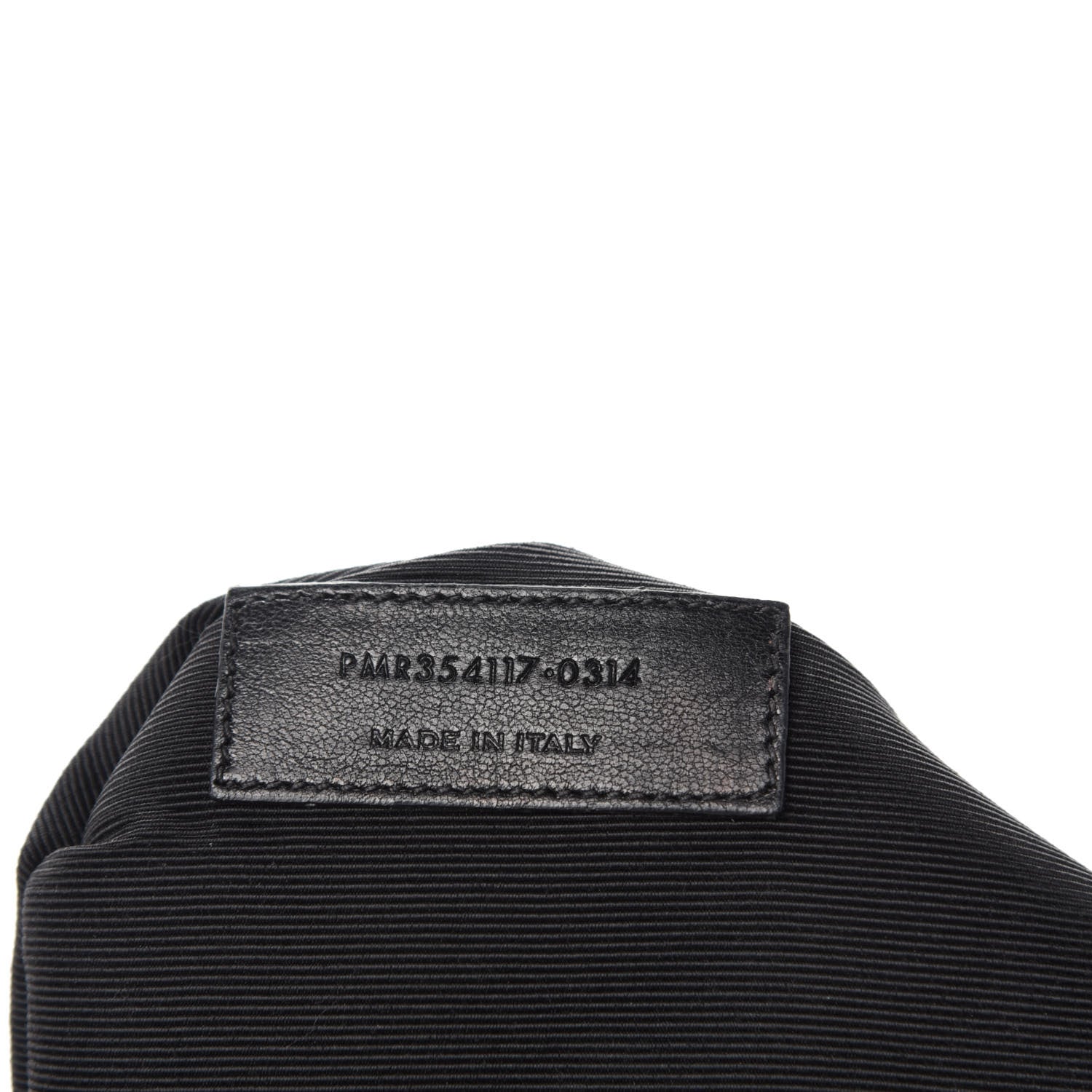 Saint Laurent Smooth Calfskin Matelasse Chevron Monogram Shopping Bag Black 15 of 16
