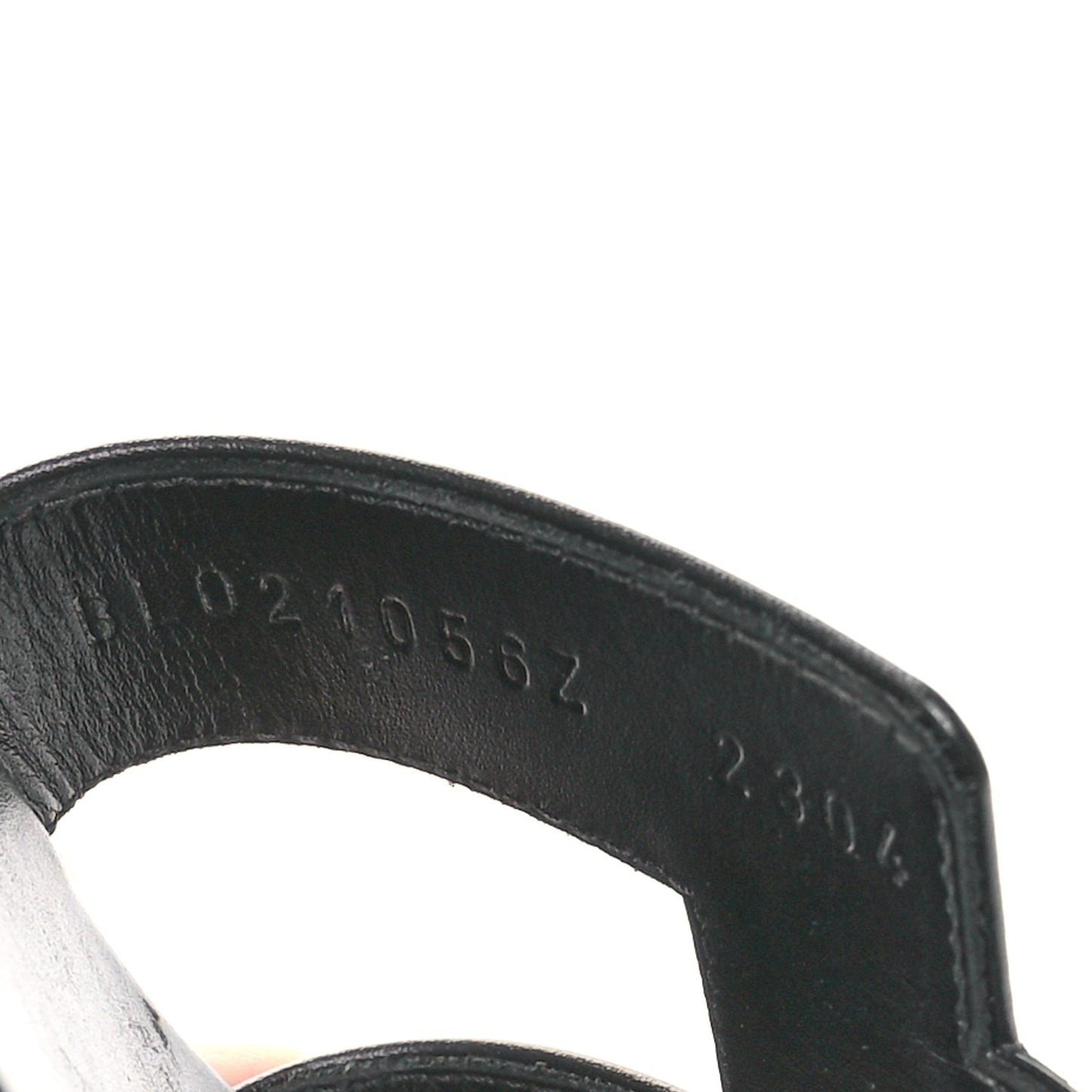 Box Calfskin Oran Sandals 41 Black