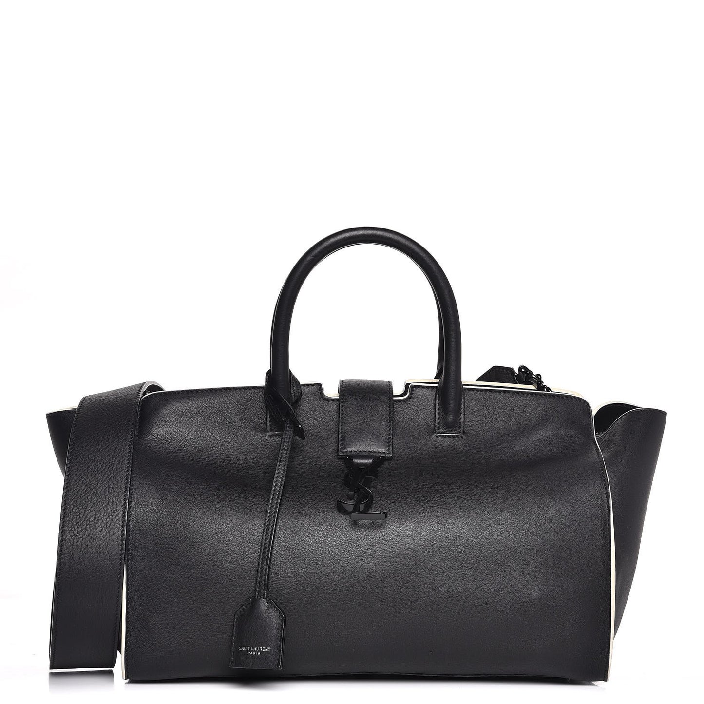 Calfskin Small Monogram Downtown Cabas Black