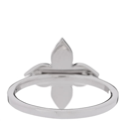 Louis Vuitton 18K White Gold Diamond Star Blossom Ring 53 6.5 3 of 7