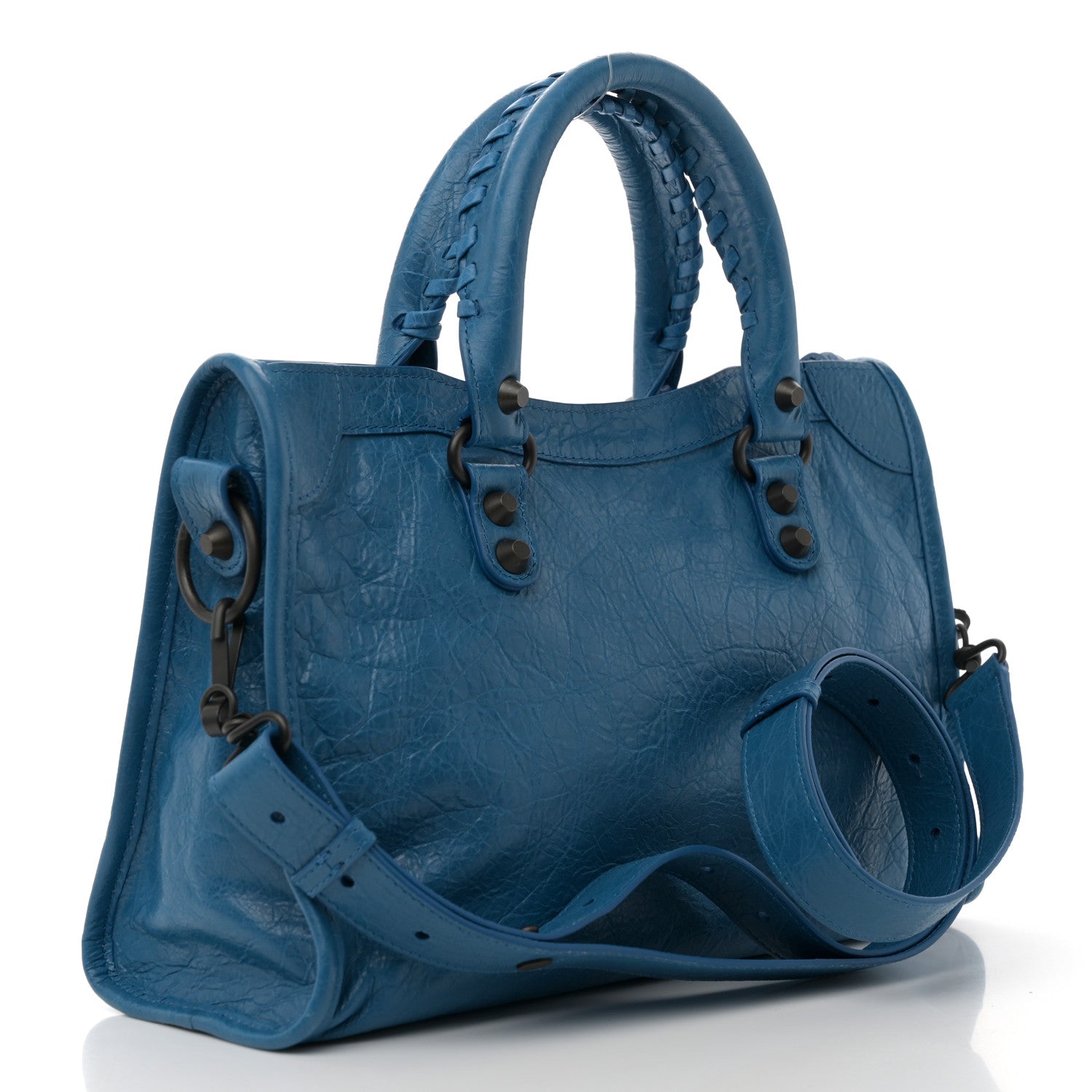 Balenciaga Agneau Arena Classic Hardware Small Le City Blue 3 of 11