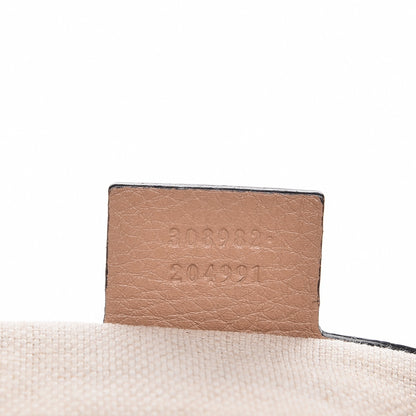 Gucci Pebbled Calfskin Medium Soho Chain Shoulder Bag Rose Beige 8 of 14