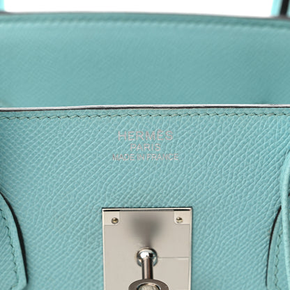 Hermes Epsom Birkin 35 Bleu Atoll 6 of 10