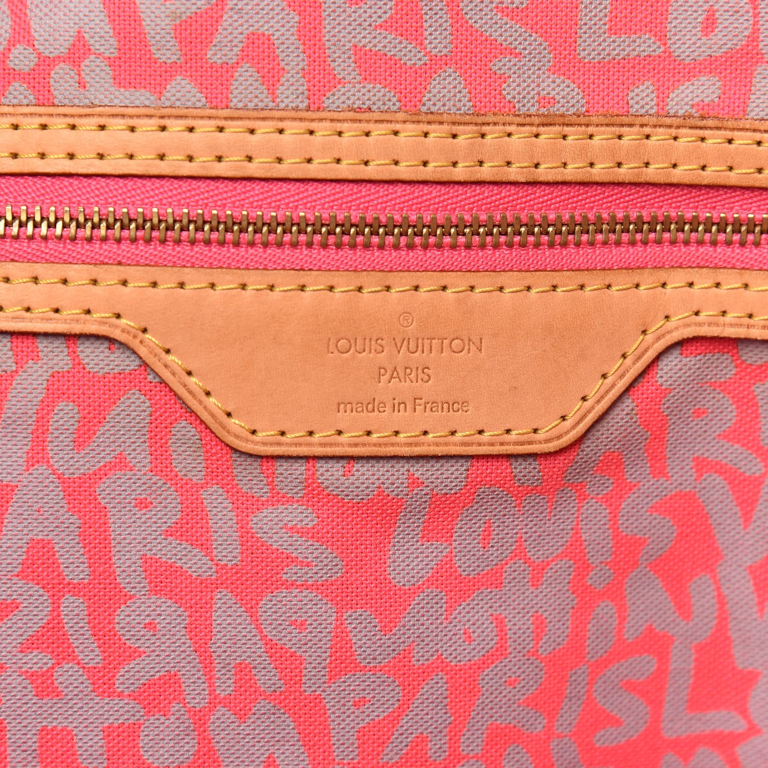 Louis Vuitton Monogram Graffiti Neverfull GM Fuchsia 5 of 15