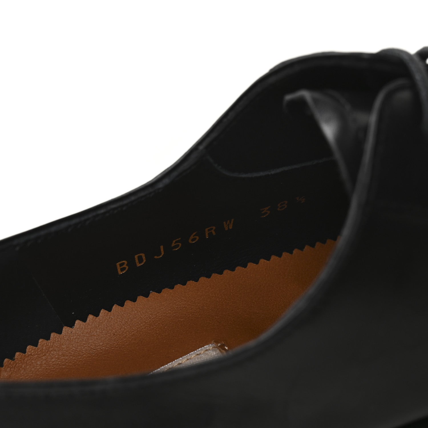 Valentino Garavani Calfskin Womens Derby Loafers 38.5 Black 8 of 9