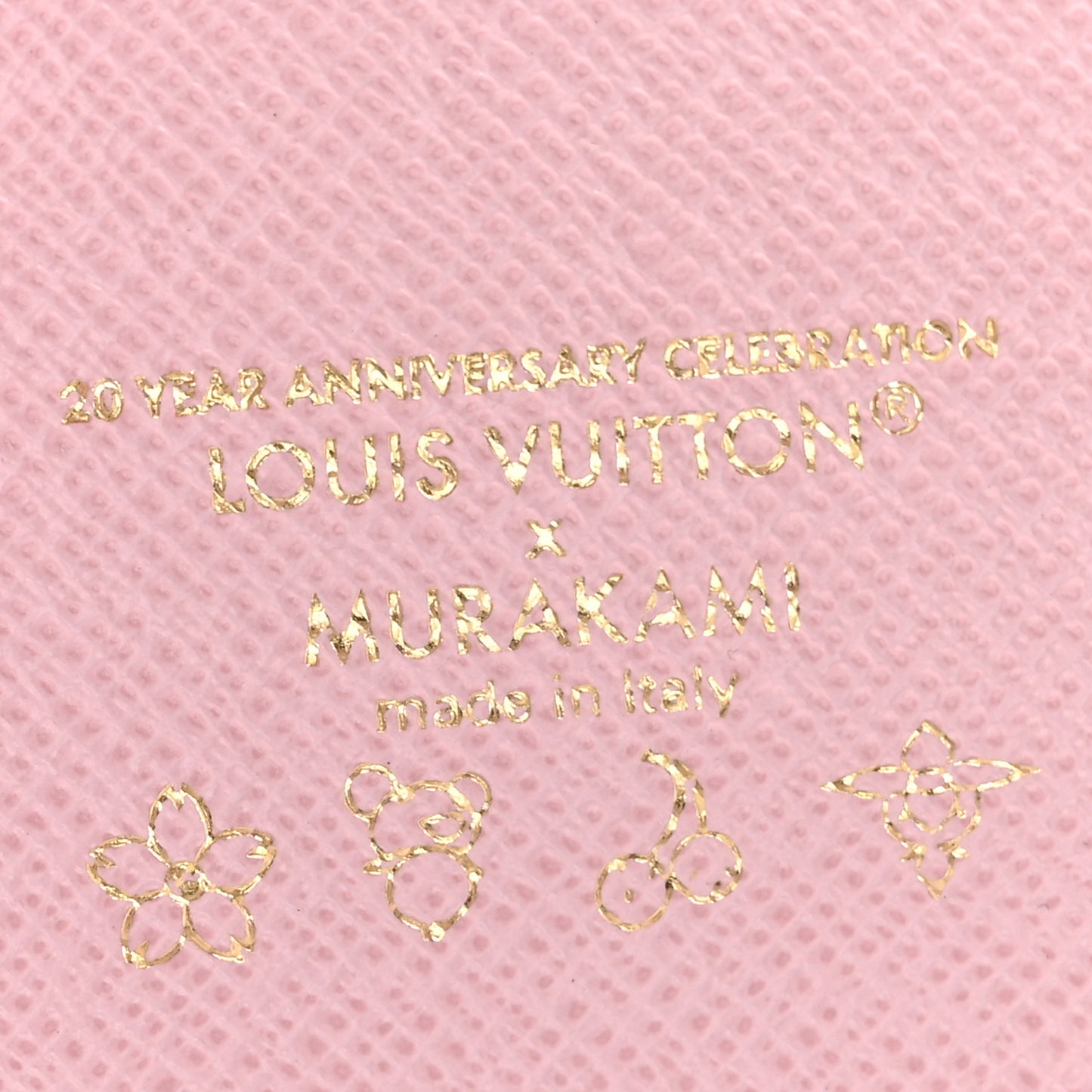 LV X TM Monogram Cherry Blossom Victorine Wallet Sakura Brown