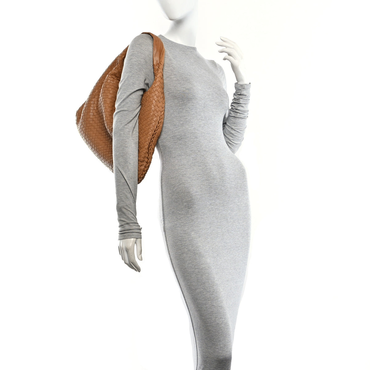 Bottega Veneta Nappa Intrecciato Large Veneta Hobo Caramel 2 of 11