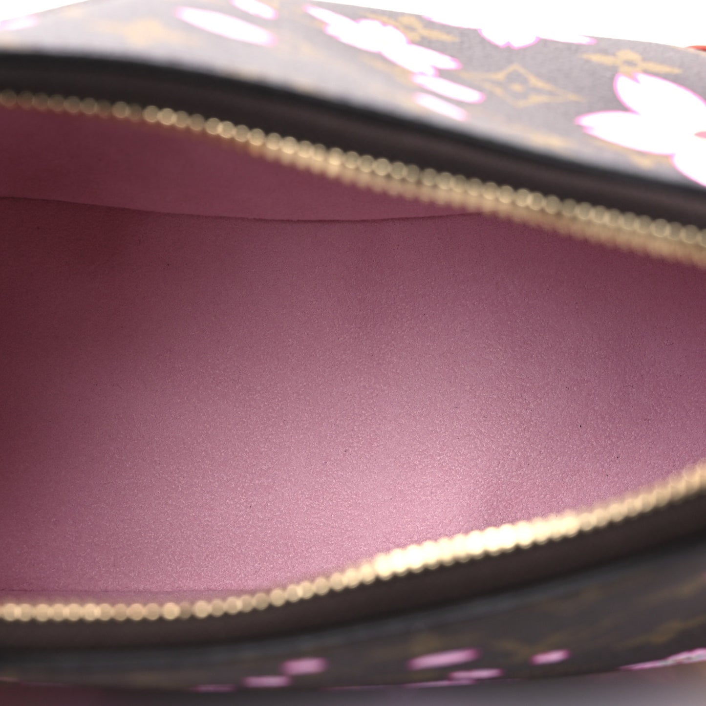 LV X TM Monogram Cherry Blossom Boulogne Sakura Brown