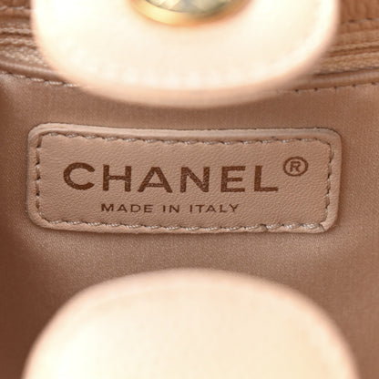 Chanel Caviar Quilted Petit Shopping Tote PST Beige 6 of 10