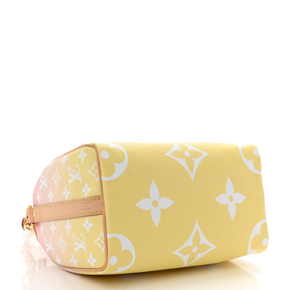 Louis Vuitton Monogram Giant By The Pool Speedy Bandouliere 25 Light Pink 4 of 11