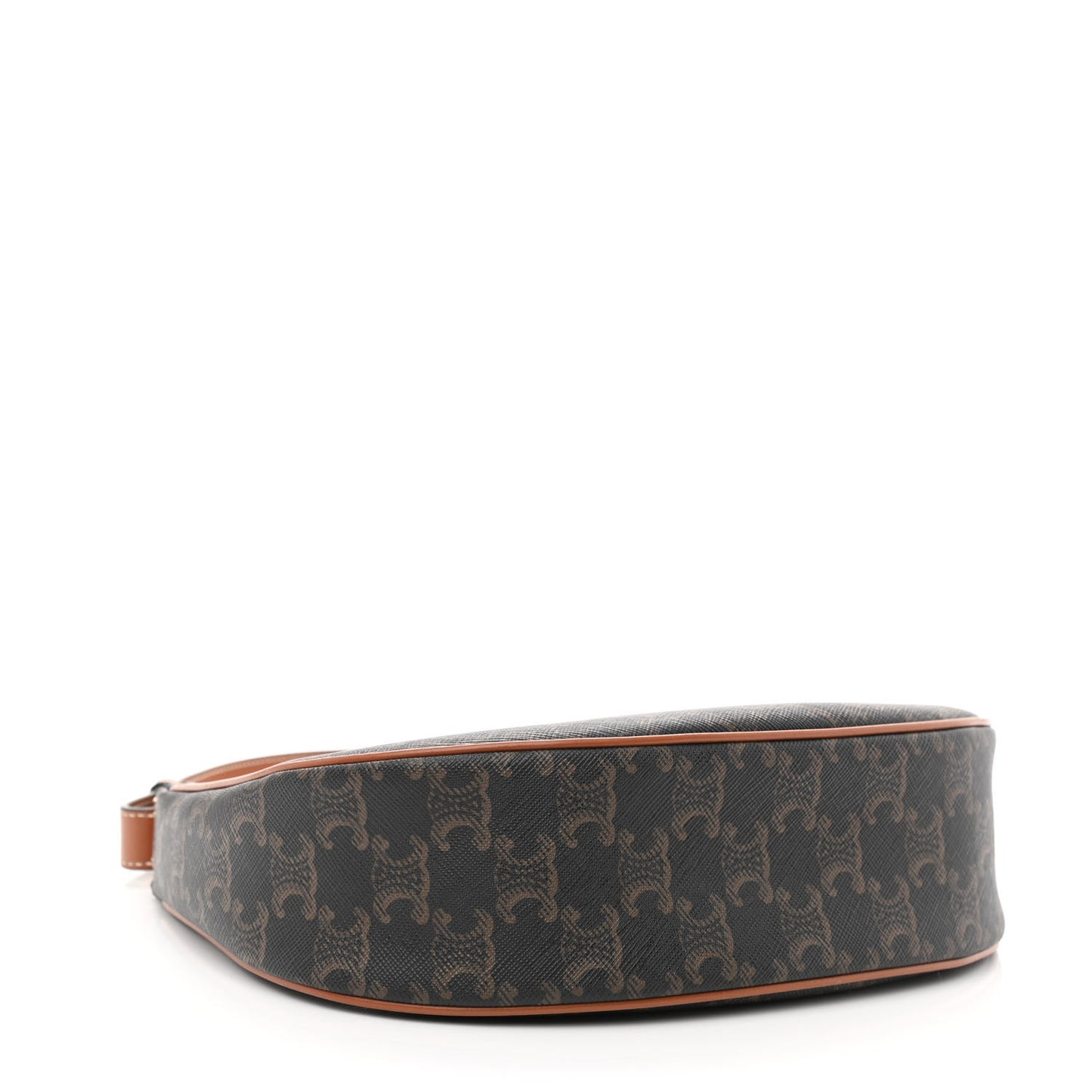 Triomphe Canvas Calfskin Ava Shoulder Bag Tan