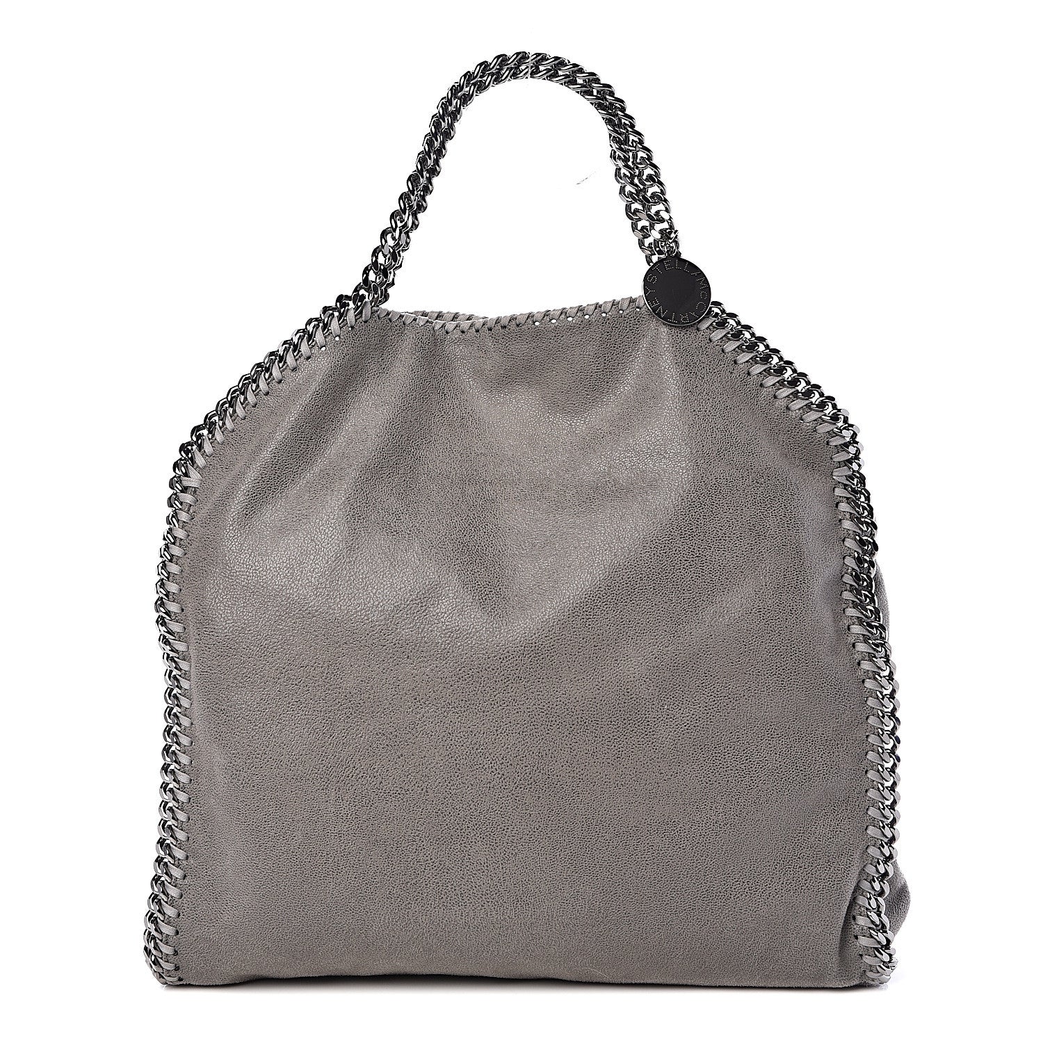 Stella McCartney Shaggy Deer Falabella Fold Over Tote Grey 1 of 10