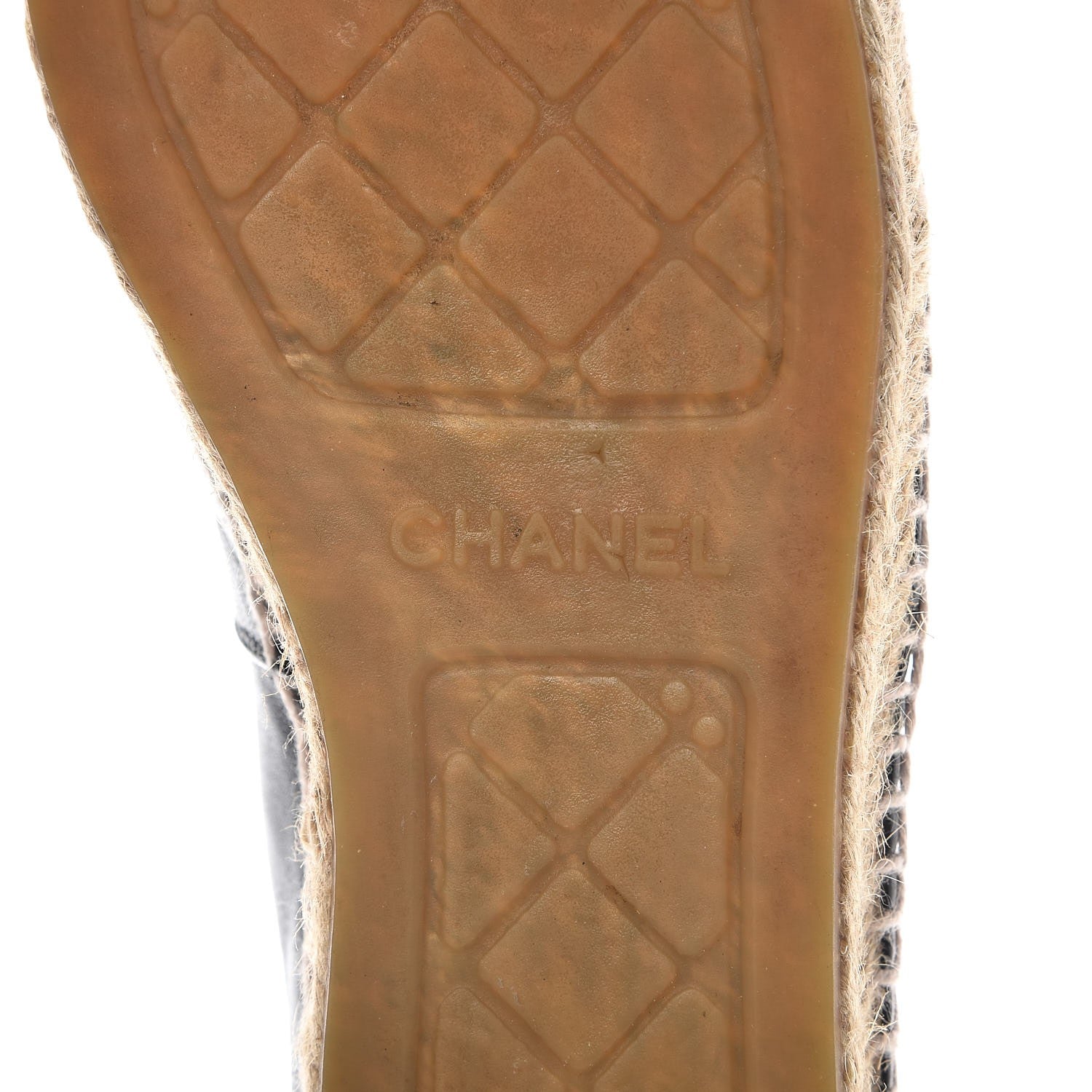 Chanel Lambskin CC Espadrilles 40 Black 9 of 19