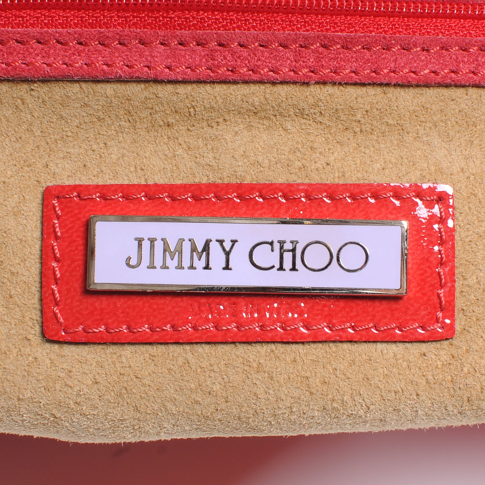 Jimmy Choo Patent Leather Torquay Flap Red 7 of 7