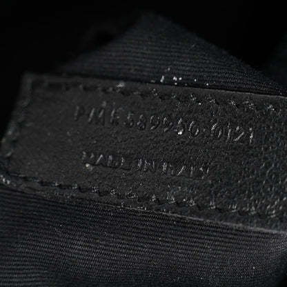 Saint Laurent Crinkled Calfskin Matelasse Monogram Large Niki Shopper Tote Black 7 of 17