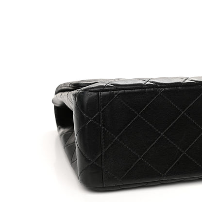 Chanel Lambskin Quilted Maxi Single Flap Black 9 of 10