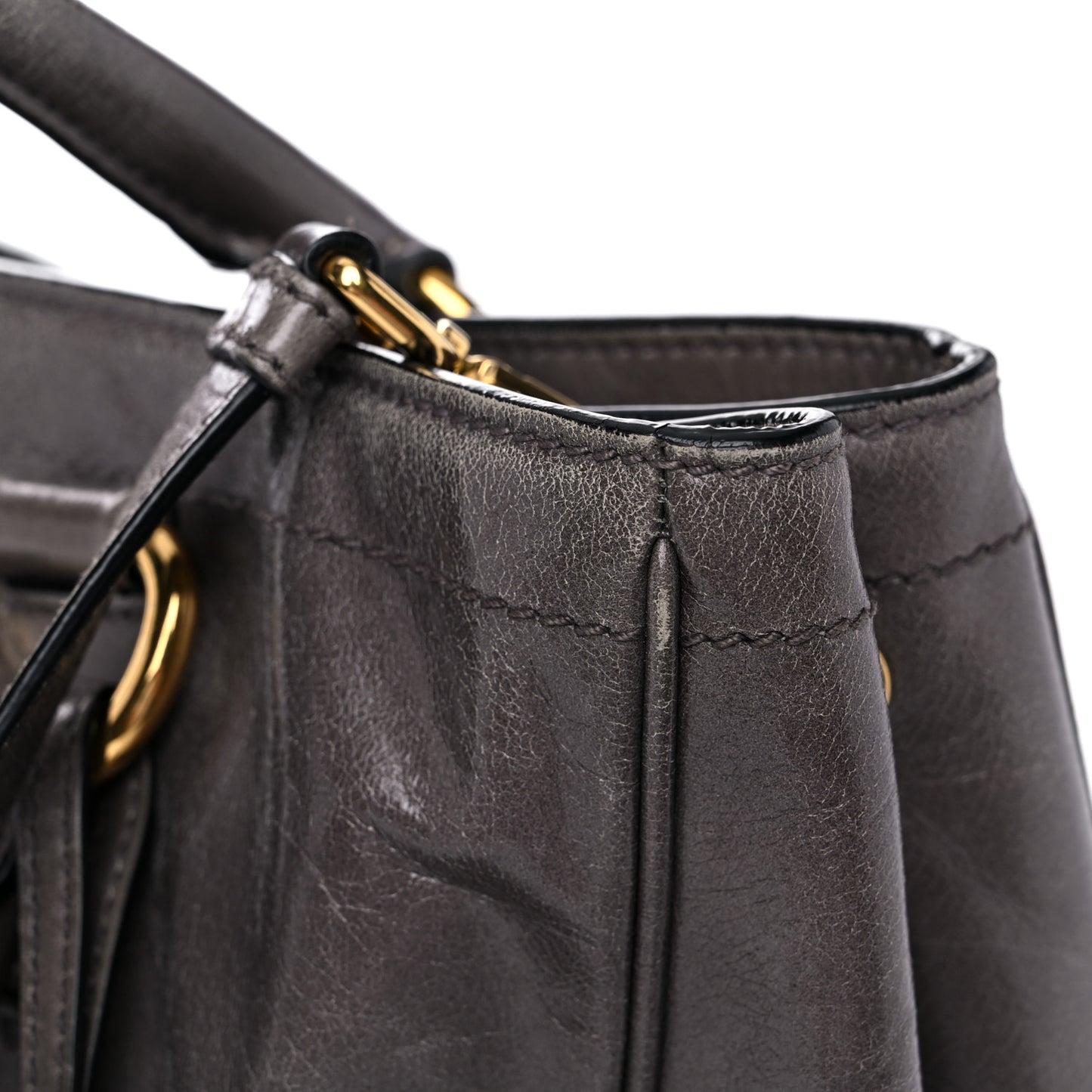 Glace Calf Front Pocket Tote Astrale