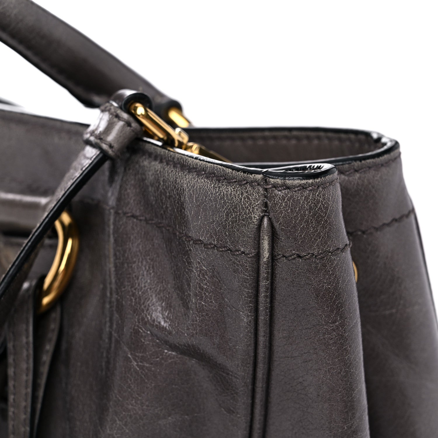 Prada Glace Calf Front Pocket Tote Astrale 24 of 33