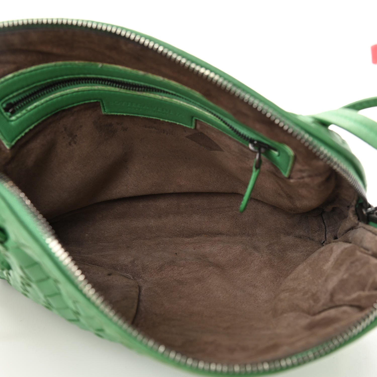 Bottega Veneta Nappa Intrecciato Nodini Crossbody Messenger Green 5 of 17
