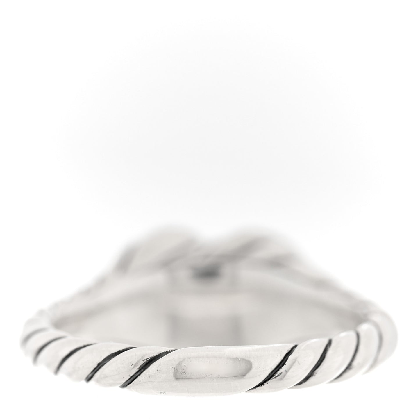 Sterling Silver Sculpted Heart Pinky Ring 46 3.75