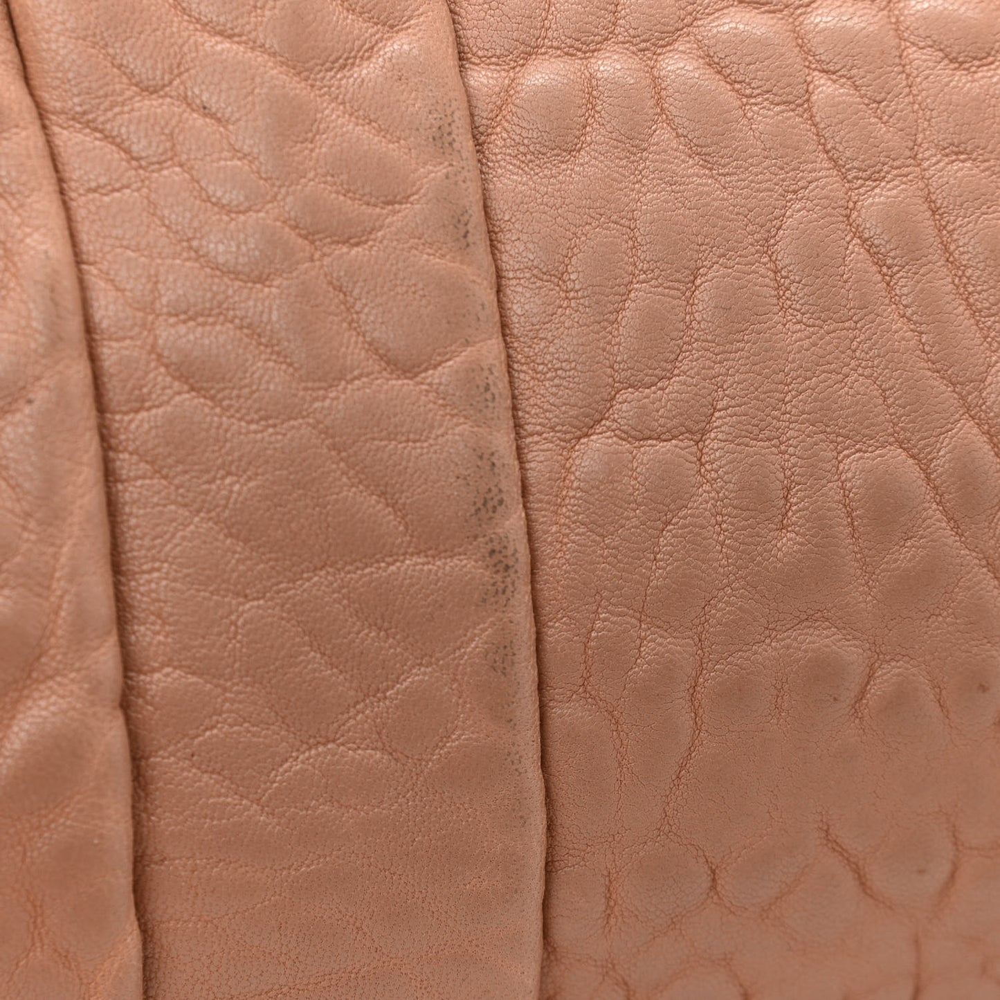 Pebbled Lambskin Mini Rockie Latte Gold Hardware