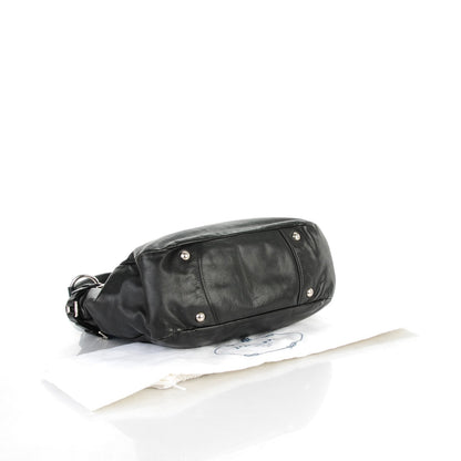 Prada Soft Calf Side Pocket Hobo Nero Black 4 of 8