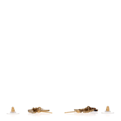 Chanel Butterfly Earrings Gold 3 of 4