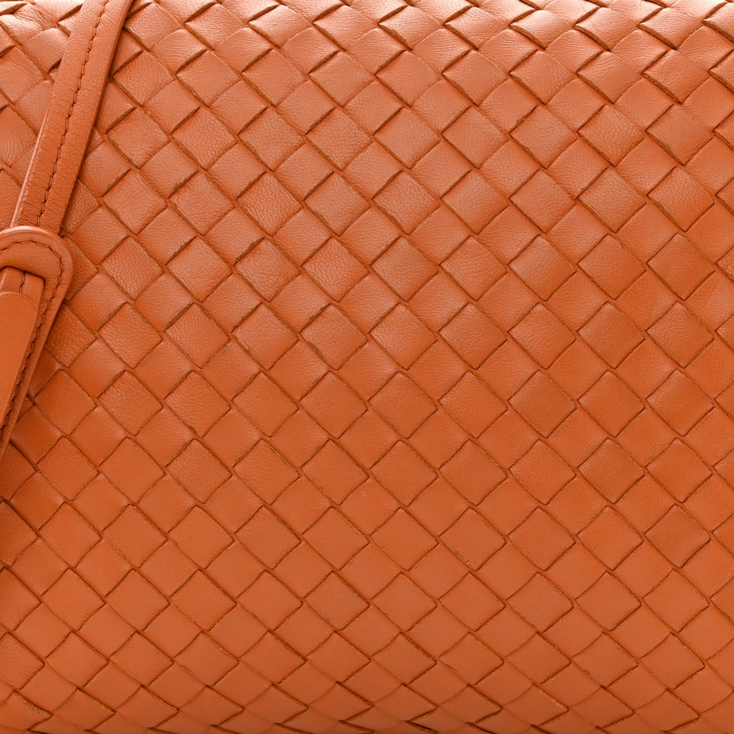 Nappa Intrecciato Nodini Crossbody Messenger Noce