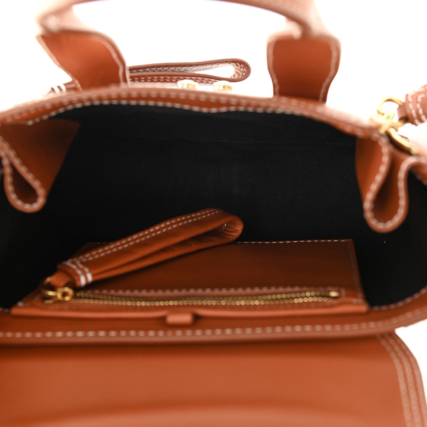 Calfskin Mini Pashli Satchel Brown