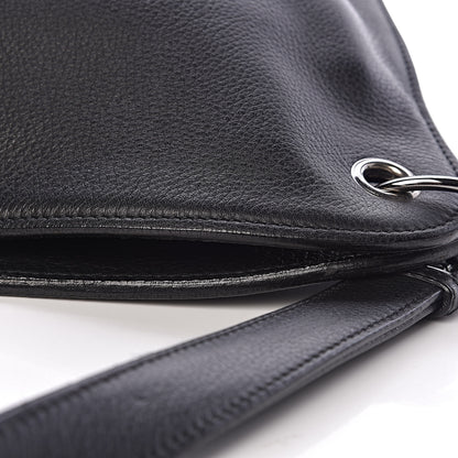 Gucci Grained Calfskin Large Shoulder Bag Black 13 of 16