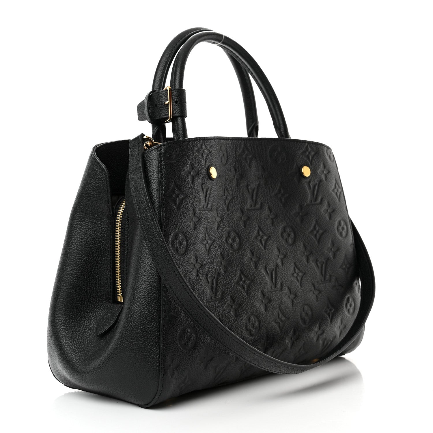 Louis Vuitton Empreinte Montaigne MM Black 3 of 10