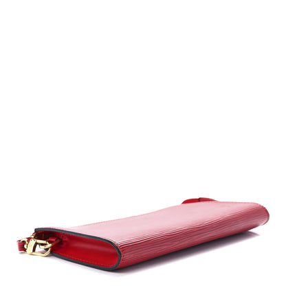 Louis Vuitton Epi Pochette Accessories 21 Castillan Red 4 of 11
