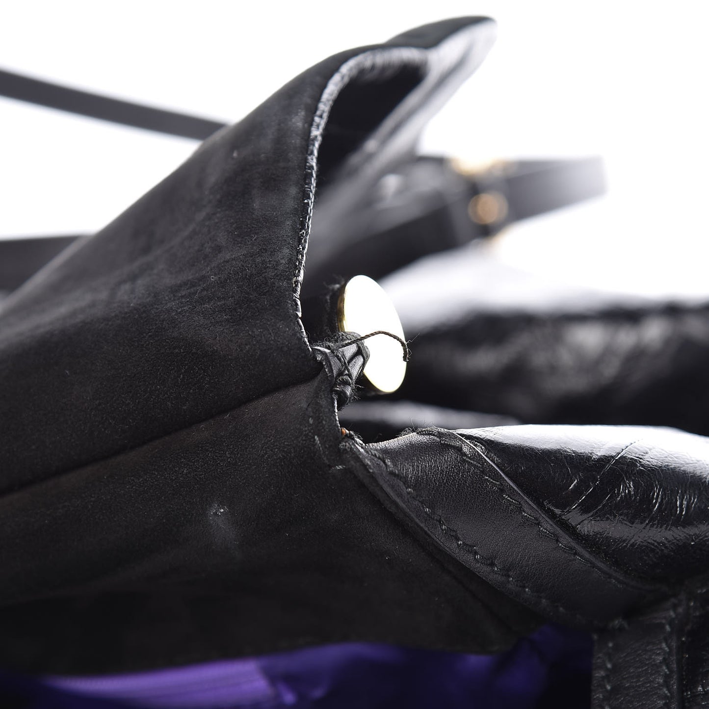 Eel Large Miss Sicily Satchel Black