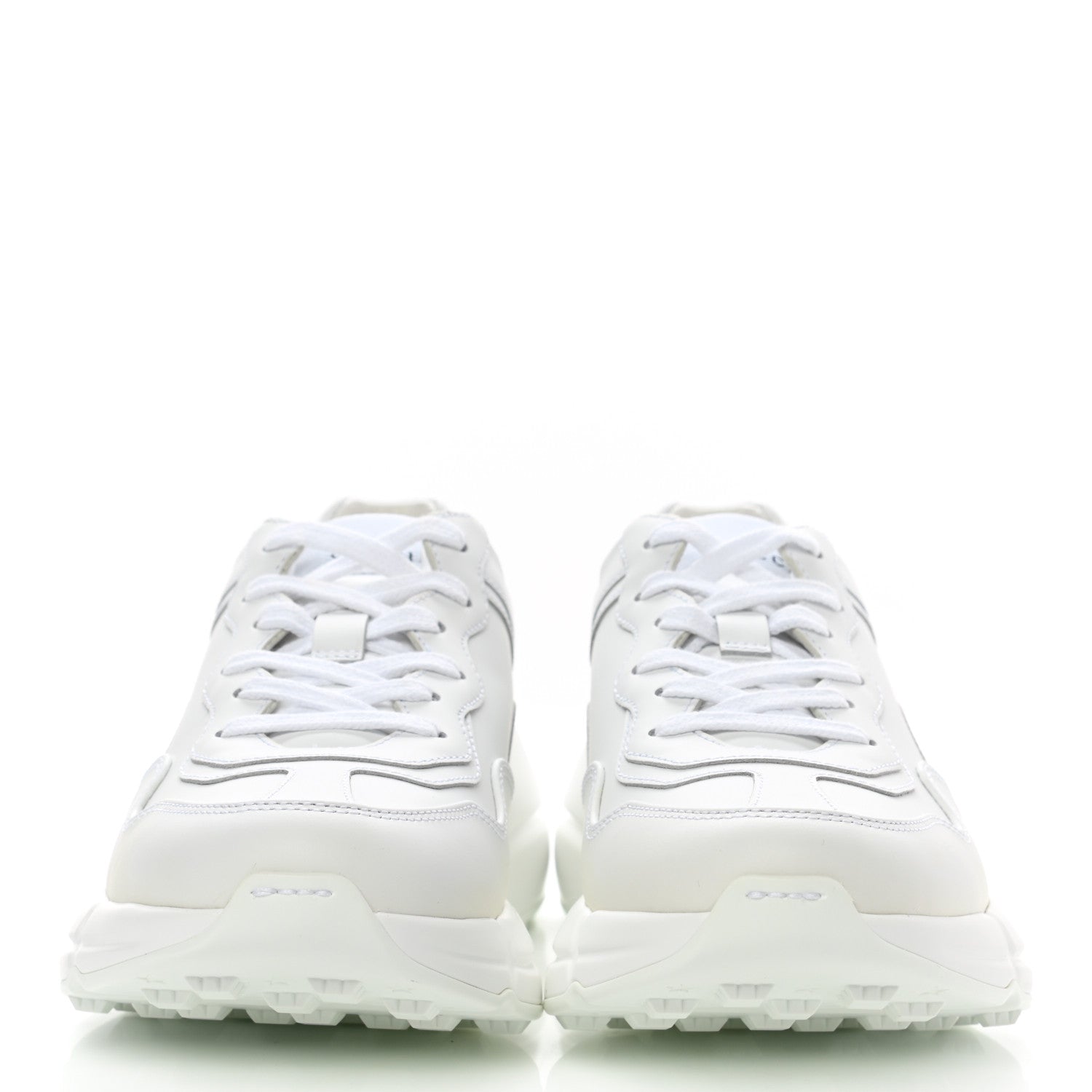 Gucci Soft Calfskin Womens Rhyton Sneakers 36 Ivory 2 of 9
