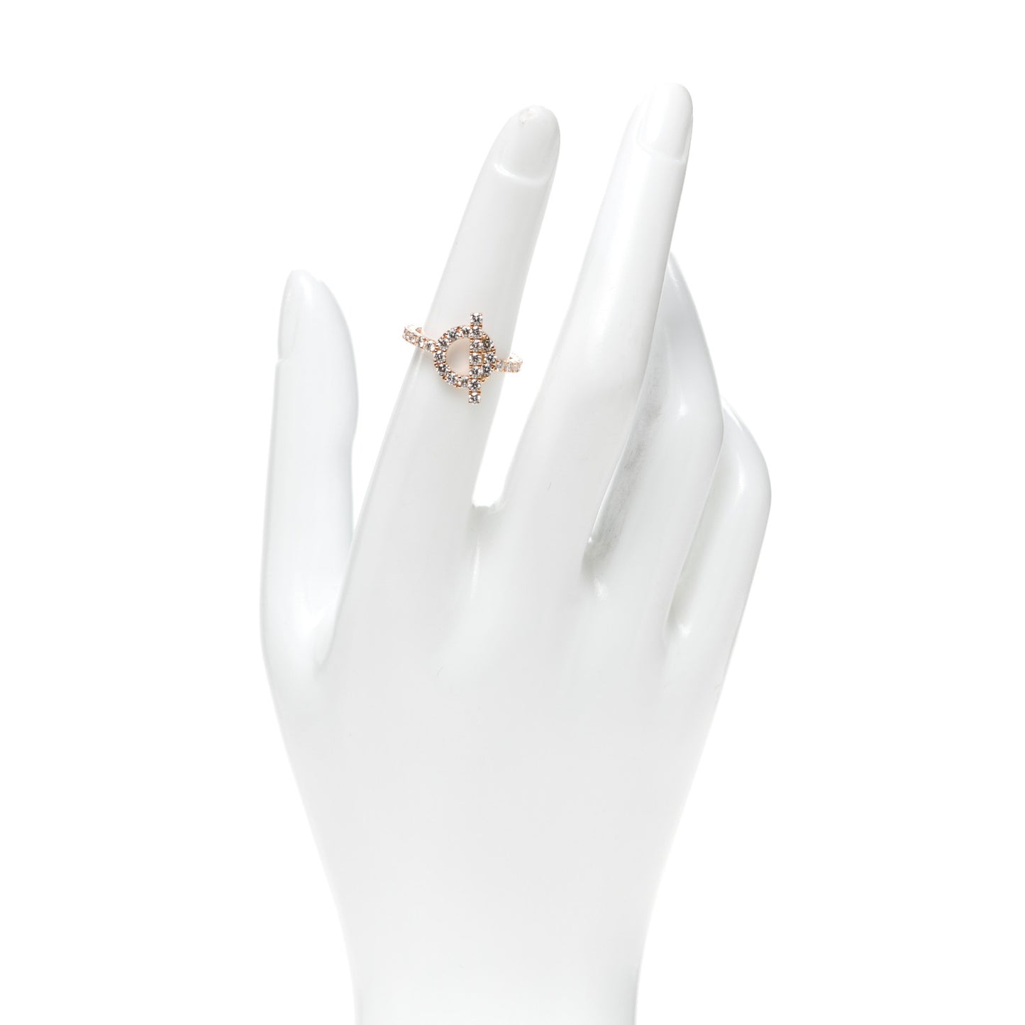 18K Rose Gold Diamond Finesse Ring 51 5.75