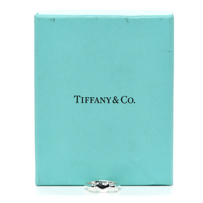 Tiffany Sterling Silver Elsa Peretti Bean Ring 53 6.5 5 of 5