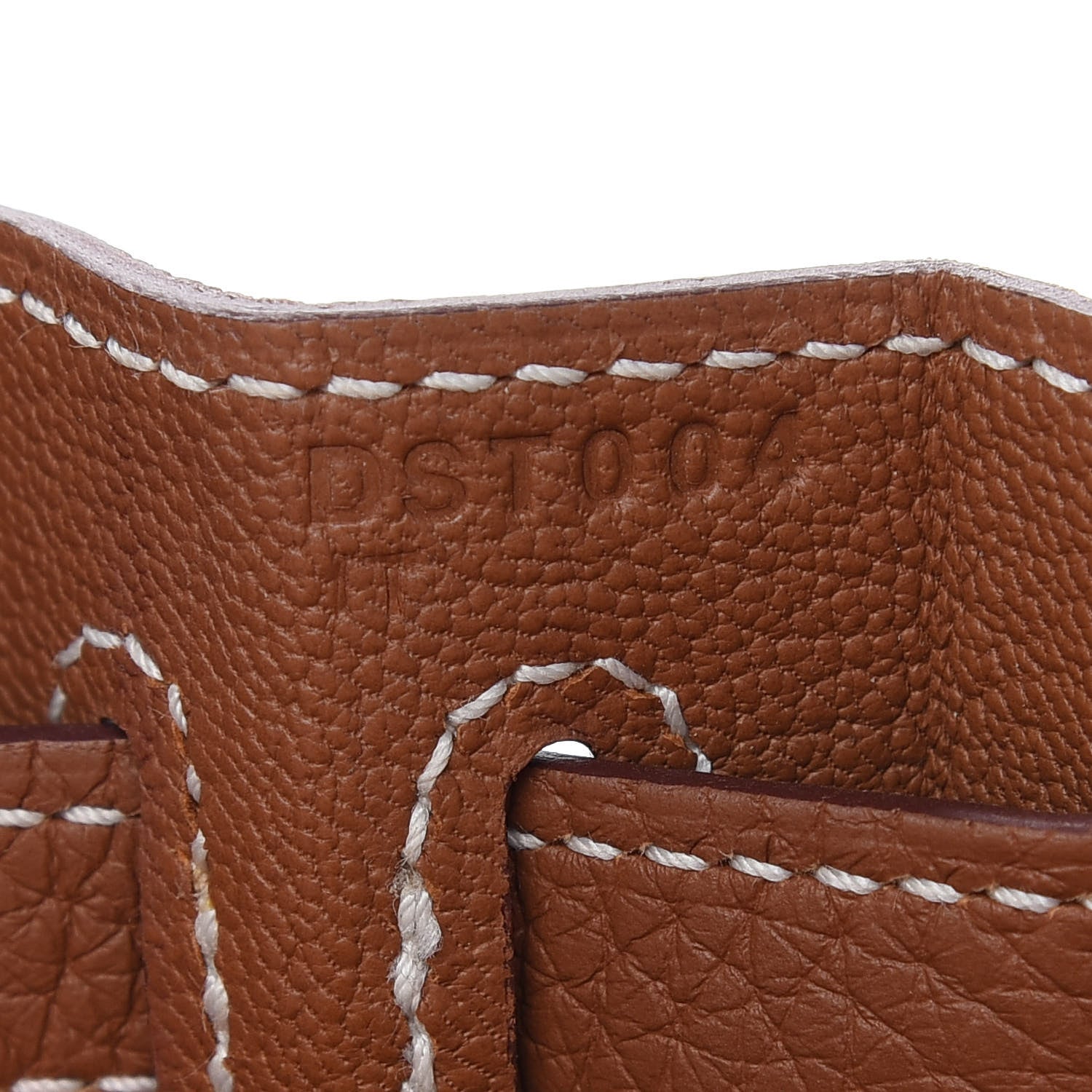 Hermes Taurillon Clemence Kelly Amazone Ado Backpack 22 Gold Bleu Zellige Caramel 7 of 11