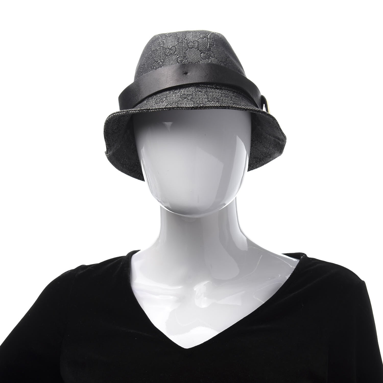 Gucci GG Monogram Bucket Hat M Black 2 of 11