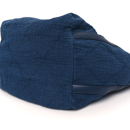 Chanel Canvas Small Double Face Tote Navy 10 of 13