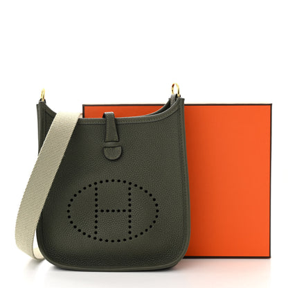 Hermes Taurillon Maurice Amazone Evelyne TPM Vert Olive Sauge 11 of 11
