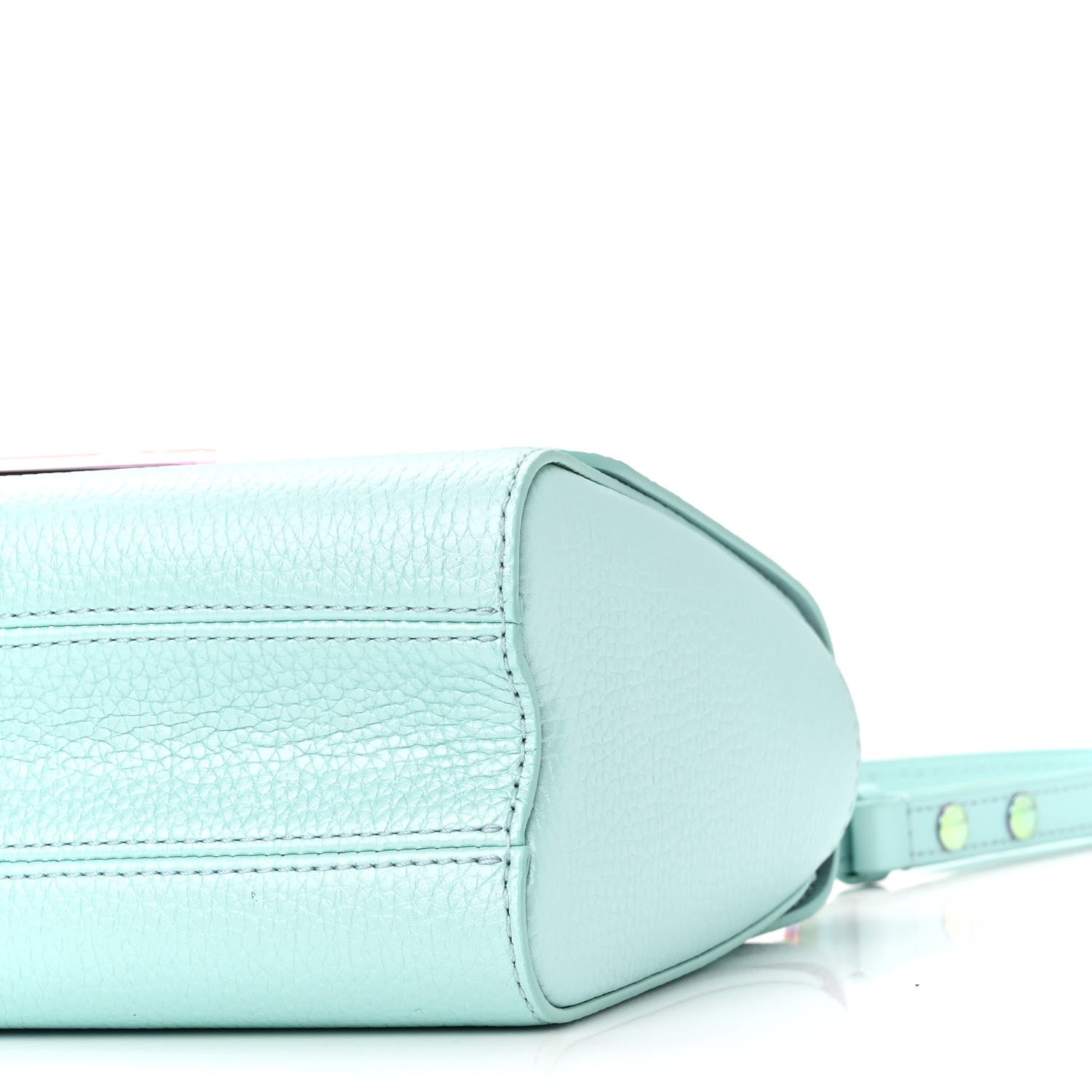 Louis Vuitton Iridescent Grained Calfskin Summer Splash Twist MM Blue 9 of 9