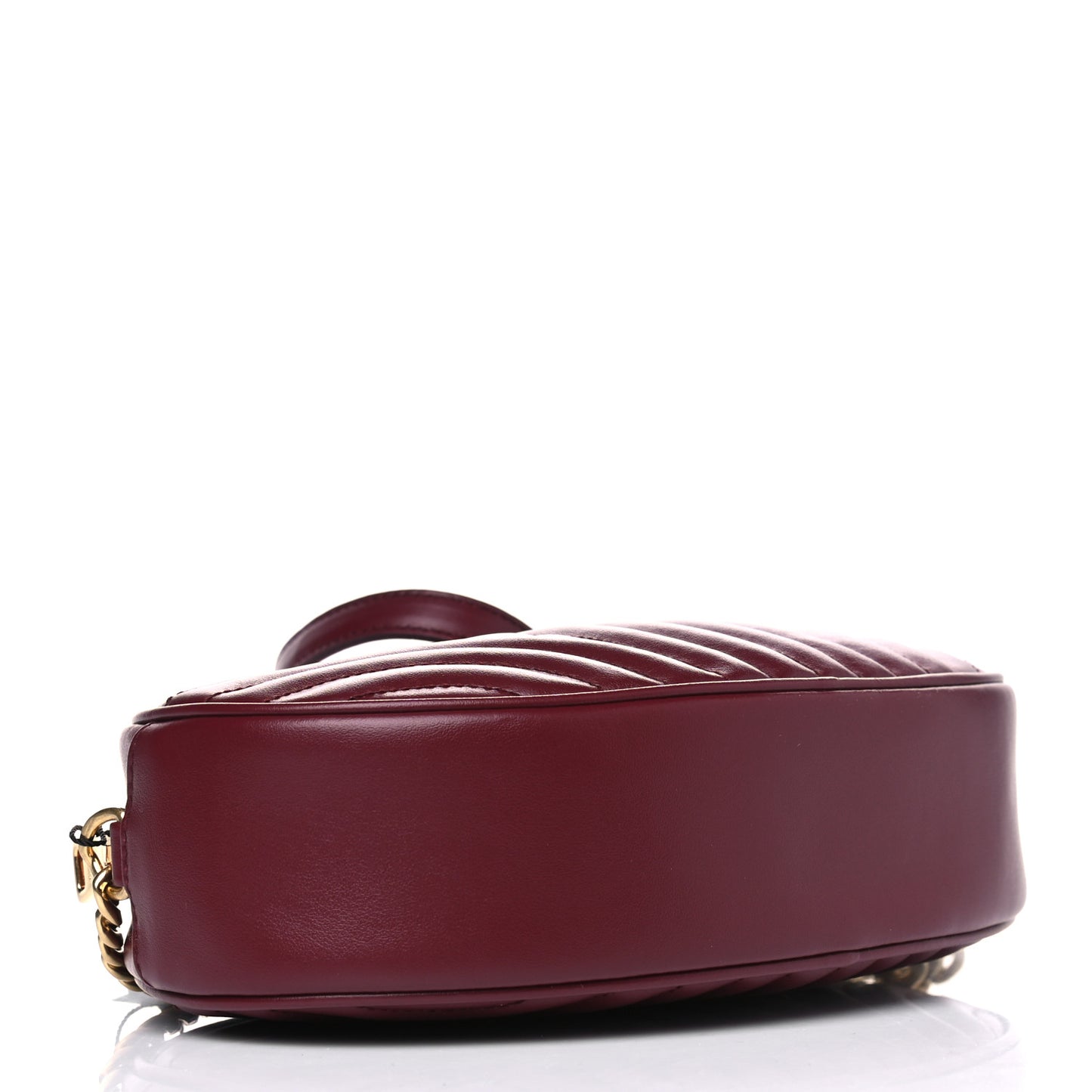 Soft Calfskin Impunture Diagramme Oval Crossbody Bag Cerise
