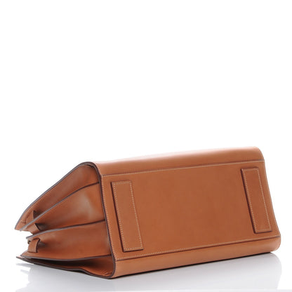 Saint Laurent Smooth Calfskin Medium Supple Sac De Jour Brown 4 of 9