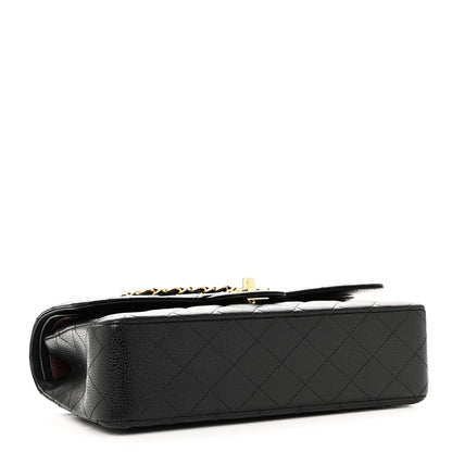Chanel Caviar Quilted Medium Double Flap Black 4 of 11