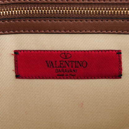 Valentino Garavani Calf Hair Leopard Print Large Glam Lock Rockstud Flap 6 of 9