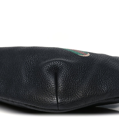 Gucci Grained Calfskin Logo Belt Bag Black 10 of 10
