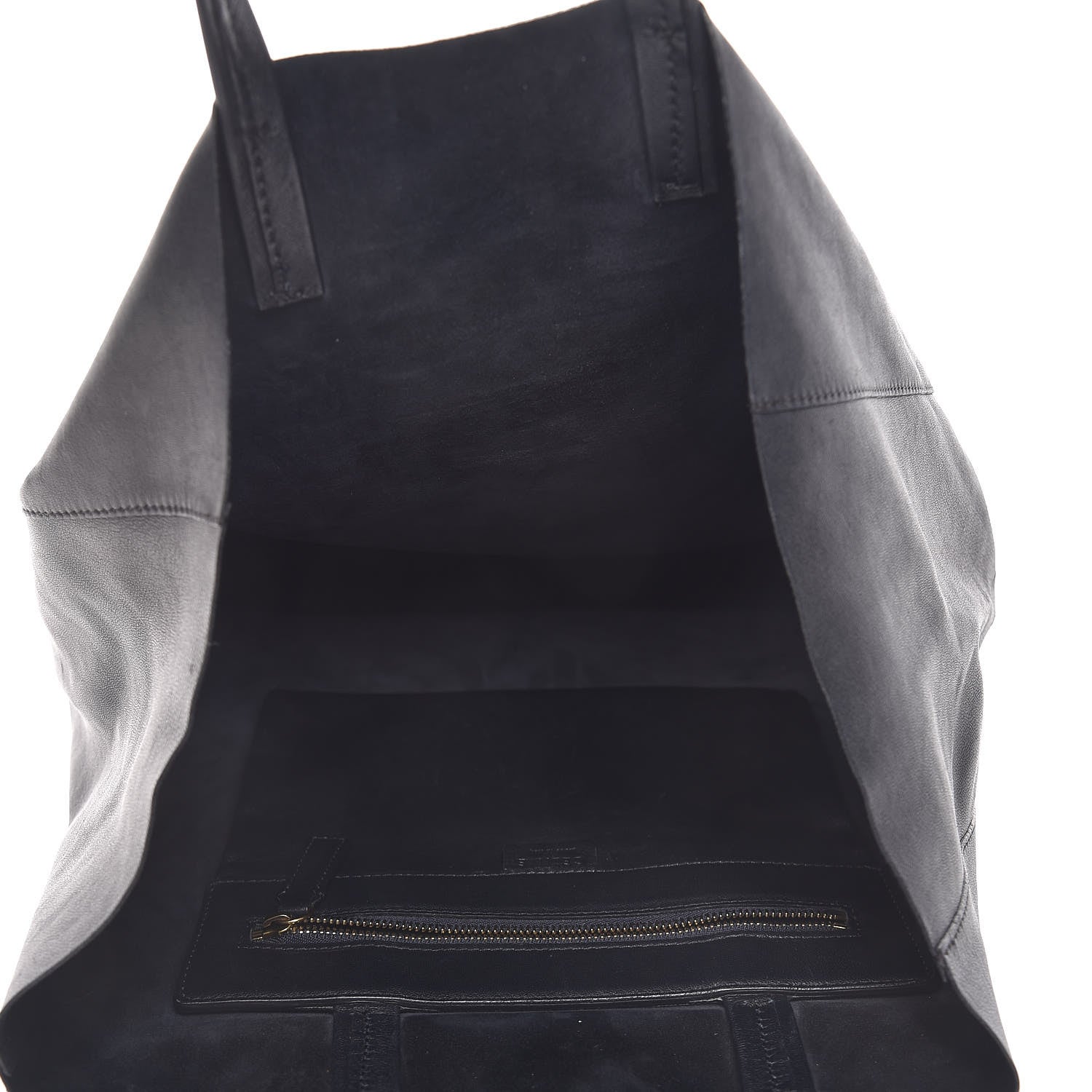 Celine Smooth Lambskin Vertical Cabas Black 5 of 13