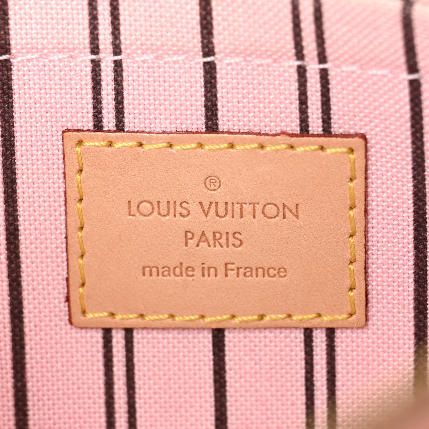 Louis Vuitton Monogram Neverfull MM GM Pochette Sugar Pink 6 of 6